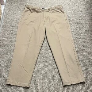 Lands' End Men's Cotton Khaki Chinos, Size 38